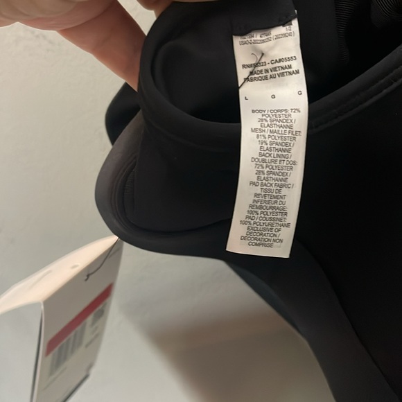 Nike black, medium support sports bra. - Picture 5 of 6